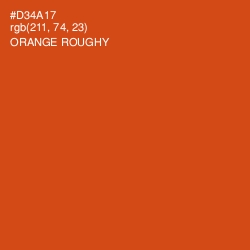 #D34A17 - Orange Roughy Color Image