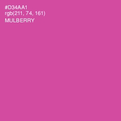 #D34AA1 - Mulberry Color Image