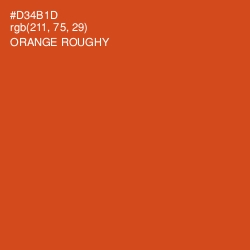 #D34B1D - Orange Roughy Color Image