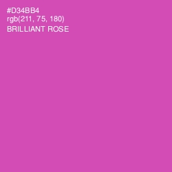 #D34BB4 - Brilliant Rose Color Image