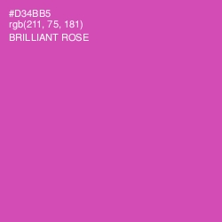 #D34BB5 - Brilliant Rose Color Image