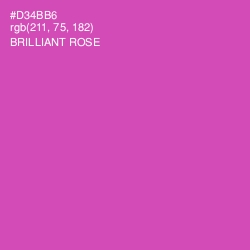 #D34BB6 - Brilliant Rose Color Image