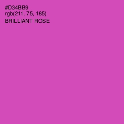 #D34BB9 - Brilliant Rose Color Image