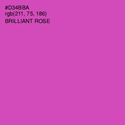 #D34BBA - Brilliant Rose Color Image