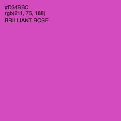 #D34BBC - Brilliant Rose Color Image