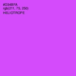 #D34BFA - Heliotrope Color Image