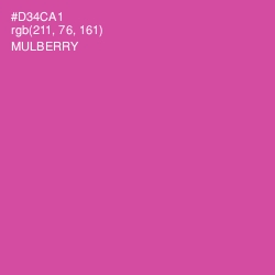 #D34CA1 - Mulberry Color Image