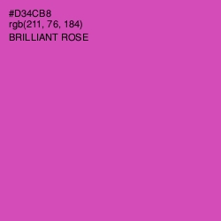 #D34CB8 - Brilliant Rose Color Image
