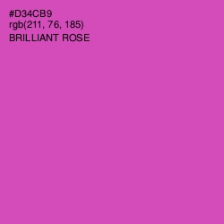 #D34CB9 - Brilliant Rose Color Image