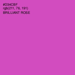 #D34CBF - Brilliant Rose Color Image