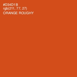 #D34D1B - Orange Roughy Color Image