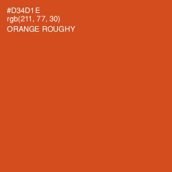 #D34D1E - Orange Roughy Color Image