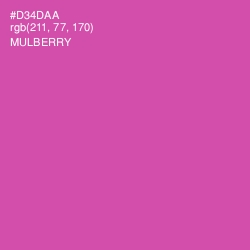#D34DAA - Mulberry Color Image