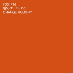 #D34F16 - Orange Roughy Color Image