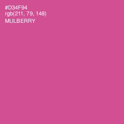 #D34F94 - Mulberry Color Image