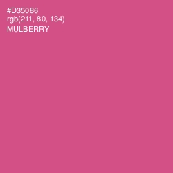 #D35086 - Mulberry Color Image