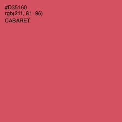 #D35160 - Cabaret Color Image