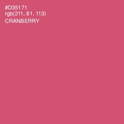 #D35171 - Cranberry Color Image