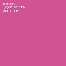 #D35195 - Mulberry Color Image
