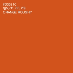 #D3531C - Orange Roughy Color Image