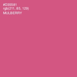 #D35581 - Mulberry Color Image