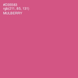 #D35583 - Mulberry Color Image