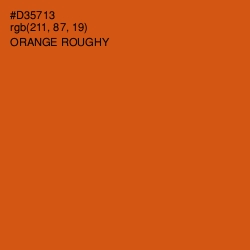 #D35713 - Orange Roughy Color Image