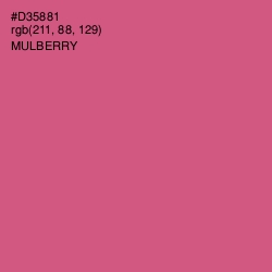 #D35881 - Mulberry Color Image
