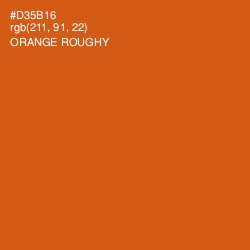 #D35B16 - Orange Roughy Color Image