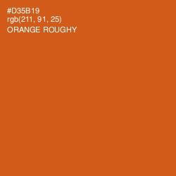 #D35B19 - Orange Roughy Color Image