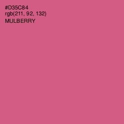 #D35C84 - Mulberry Color Image