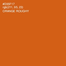 #D35F17 - Orange Roughy Color Image