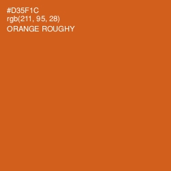 #D35F1C - Orange Roughy Color Image