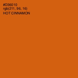 #D36010 - Hot Cinnamon Color Image