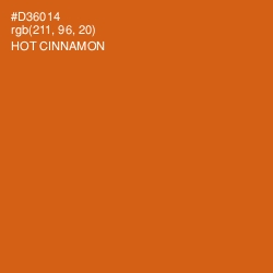 #D36014 - Hot Cinnamon Color Image