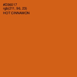 #D36017 - Hot Cinnamon Color Image