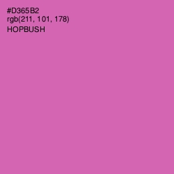 #D365B2 - Hopbush Color Image