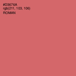 #D3676A - Roman Color Image