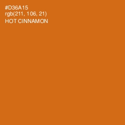 #D36A15 - Hot Cinnamon Color Image