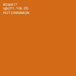 #D36A17 - Hot Cinnamon Color Image
