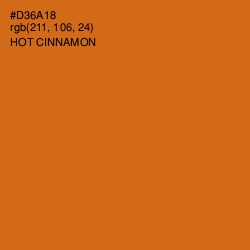 #D36A18 - Hot Cinnamon Color Image