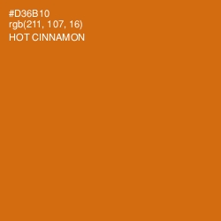 #D36B10 - Hot Cinnamon Color Image