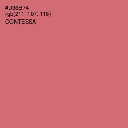 #D36B74 - Contessa Color Image