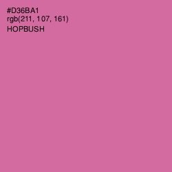 #D36BA1 - Hopbush Color Image