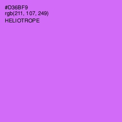#D36BF9 - Heliotrope Color Image