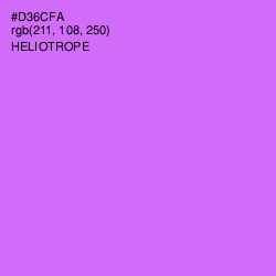 #D36CFA - Heliotrope Color Image