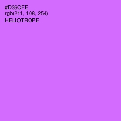 #D36CFE - Heliotrope Color Image