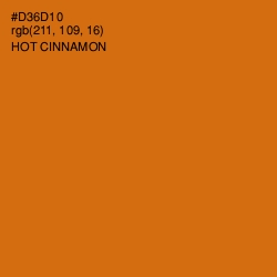 #D36D10 - Hot Cinnamon Color Image