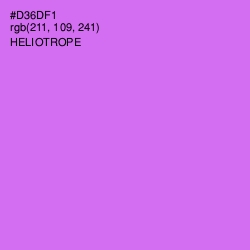 #D36DF1 - Heliotrope Color Image