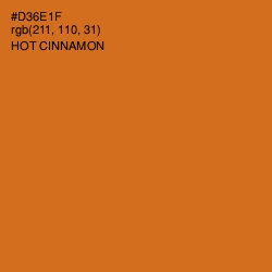 #D36E1F - Hot Cinnamon Color Image